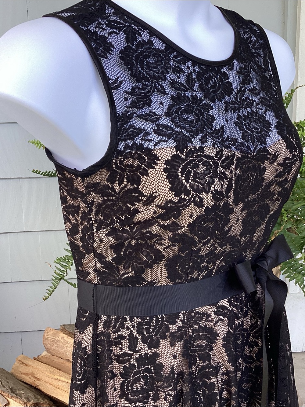 Dj Jaz Chic Black Lace Cocktail Dress - Picture 6 of 16